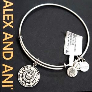 Alex and Ani US Coast Guard Charm Bracelet